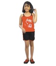 Chicita Black & Orange Girl Night suit
