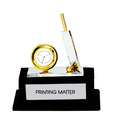 Antraa Cricket Bat & Ball TableTop Watch Showpiece