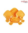 PRIME HOUSE WARE Square Yellow Dinner Set - 24 Pcs