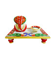 Royal Handicrafts Lovely Chowki Ganesha