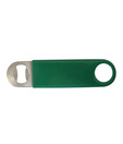 Plumeria Green Vinyl Coated Bottle Opener