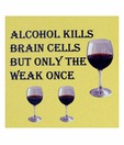 Ankit Alcohol Kills Quote Coaster Set - 6 Pcs
