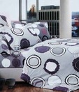 Skipper Cannes Pale Grey Double Bed Sheet Set