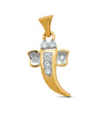Sheetal Diamond Lord Ganesha Diamond Studded Pendant