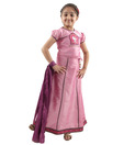 Hello Kitty Vibrant Pink Ghagra Choli For Kids