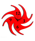 Panache Red Chakri Wall Clock