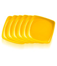 Sarvamangalam Yellow Full Plate Set - 6 Pcs