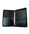 Essart F/S Folder with Zipper Closure (Black)