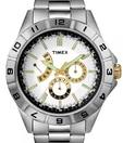 Timex White Round Dial Watch
