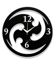 Panache Black Chakri Wall Clock