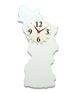 Panache Abstract White Wall Clock