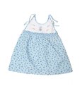 Isabelle Light Blue Printed Frock For Kids