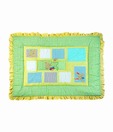 Advance Baby Quilt With Teddy Appliqué & Frill - Green