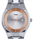 Timex Charming Silver Round Dial Watch