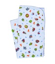 Advance Baby Wrapper With Alpha & Numeric Print - Blue