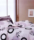 Enfin Homes Subtle Printed Double Bed Sheet