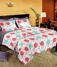 Birla Century Beautiful Floral Double Bed Sheet & 2 Pillow Covers