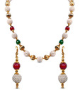 Shopperz Ville Multicolour Beads Pearl Necklace Set