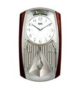 Ajanta Grey & Maroon Wall Clock