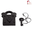 Home Sparkle Rectangular Lock & Key