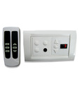 Neon Gate Switch Board For Controlling 3 Lights + 1 Fan Regulator With Remote (4 Module)