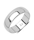 Johareez Glossy Stainless Steel Band Ring