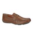 Blu Frog Brown Textured Loafers