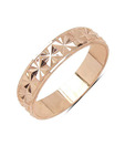 Johareez Shiny Gold Plated Stainless Steel Band Ring