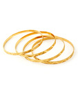 Pari Set Of 4 Gold Plated Bangles