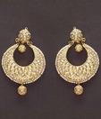 Indianmyra Bordered Pearl Bead Designer Danglers
