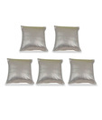 meSleep Silver Pattern Set of 5 Cushion Covers