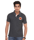 Raves Steamer Dark Grey Polo T-Shirt