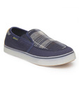 Kittens Navy Blue Checkered Casual Shoes
