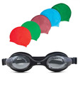 Viva 55 Swimming Goggles with Silicon Cap