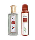 Yardley Women Combo Pack (Red Roses EDT 100ml & Sandalwood Deo 150ml)