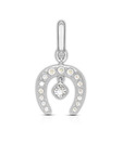 Ziveg Horse Shoe Shaped Swarovski Pendant