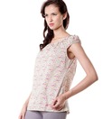 Benetton Multicolour Printed Cotton Top