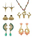 Kshitiz Jewels Four Earrings & Pendant Set Combo