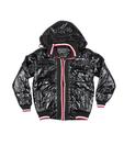 Fort Collins Black Hooded Jacket For Kids
