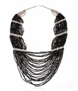 Art Mannia Black Beaded Multi-layer Royal Neckpiece