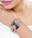 Pari Two Tone Rhinestone Bracelet