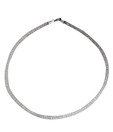 Diva Art Silver Intricate Mesh Chain
