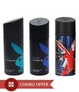 Playboy Men Deos Pack of 3(Ibiza, London, Malibu)-150 Ml Each