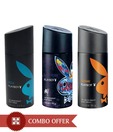 Playboy Men Deos Pack of 3(Ibiza, Miami, New York)-150 Ml Each