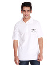 Alano White Polo Neck T-shirt