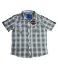 LanosUC Grey & White Checkered Shirt
