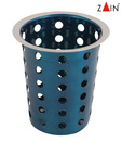 Zain Metallic Blue Cutlery Holder