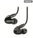 Shure SE315-K High-Definition MicroDriver + Tuned BassPort Earphone with detachable cable - Black