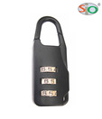 Sio Black Combination Padlock Set