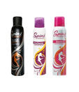 Spinz (Black Magic, Enchante, Exotic) Women Deo Pack of 3-Each 150 ml